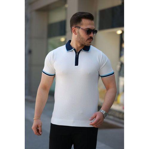 Erkek Renkli Yaka Kısa Kollu Tişört