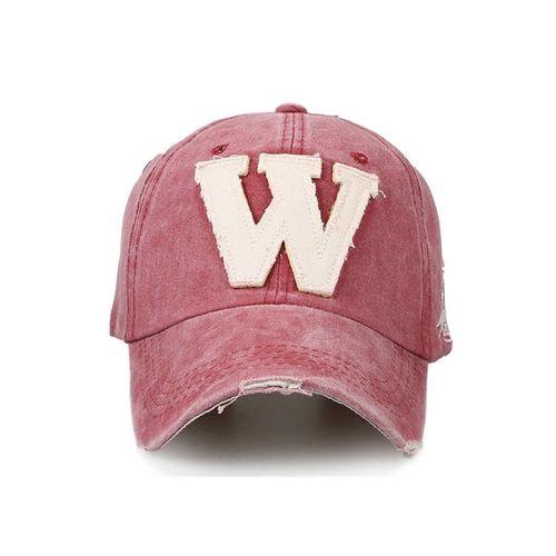 W model | %100 Pamuk Yıkamalı W Harfli Kep Şapka