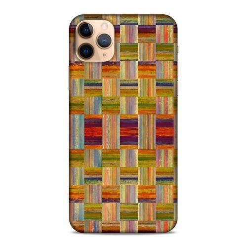 Lopard Apple Iphone 11 Pro Uyumlu Kılıf Wood'X (49) Ultra Silikon Kılıf Baskılı