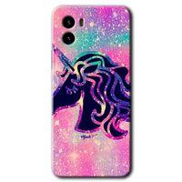 Vivo Y15s Kılıf HD Desen Baskılı Arka Kapak - Unicorn Kristal