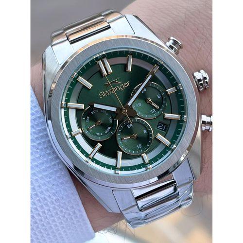 Slazenger İtalyan Tasarım Bileklik Hediyeli 2 Yıl Garantili 10 Atm Çelik Erkek Kol Saat ESL.Y2554.6