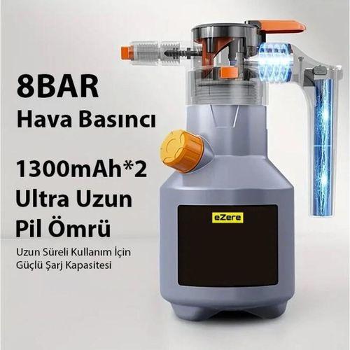 Ezere 2L Yüksek Basınçlı Şarjlı Köpük Makinası Oto Yıkama Pompası Köpük Püskürtücü