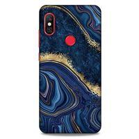 Xiaomi Redmi Note 6 Pro Uyumlu Kılıf Mavi Delisi (1) Kılıfı Mermer