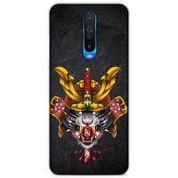 Lopard Xiaomi Redmi K30 Uyumlu Kılıf Tattoo's (37) Silicone Cover Siyah