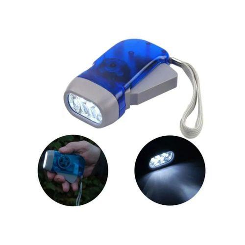 Kendiliğinden Şarjlı El Feneri Pilsiz Çalışan 3 Led Acil Durum Feneri