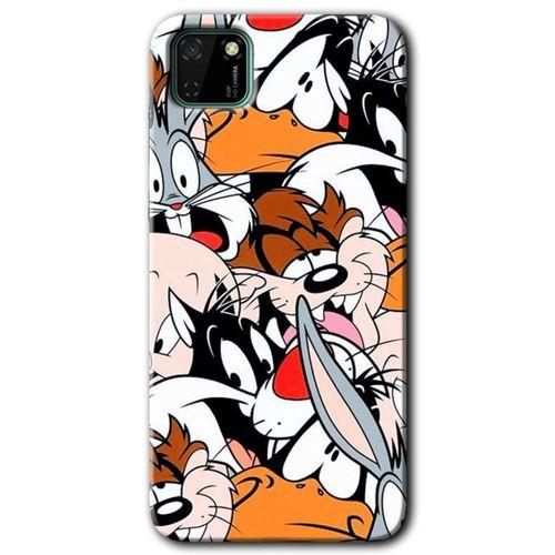 Huawei Y5P Kılıf HD Desen Baskılı Arka Kapak - Karakterler