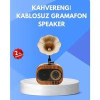 Retro Tasarımlı Mini Bluetooth Hoparlör Ve Fm Radyo Çoklu Medya