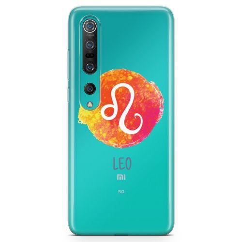 Xiaomi Mi 10 Kılıf Burçlar Aslan Arka Kapak Koruma Desenli Full Koruyucu