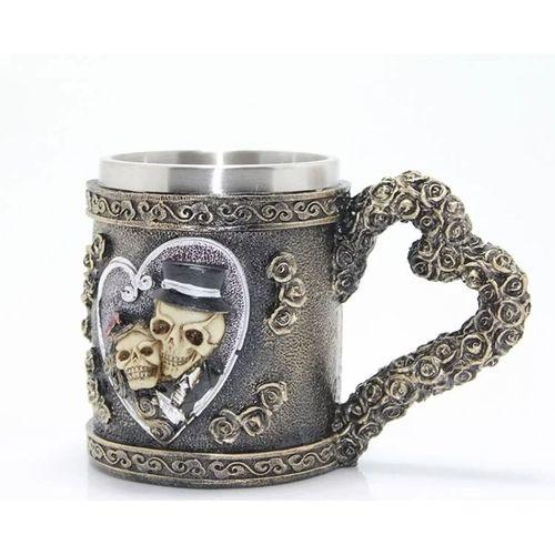 Paslanmaz Çelik Kalpli Kupa Bardak Alk1017