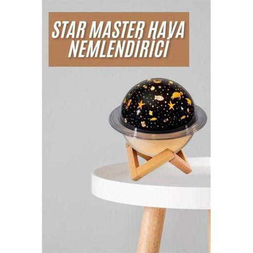 Hava Nemlendirici Led Işıklı Gece Lambası Yıldız Görünümlü Renk Değiştiren