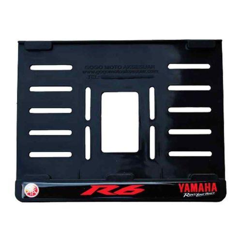 YAMAHA Yamaha R6 Uyumlu 1 Plastik (15X24 Cm) Kırılmaz Plakalık