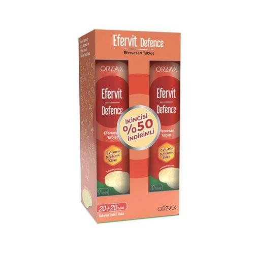 ORZAX Efervit Defence 20 Efervesan Tablet - 2.'si %50 İndirimli