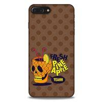 Frutix Ananas 05 Apple Iphone 7 Plus Kılıf Desenli Silikon