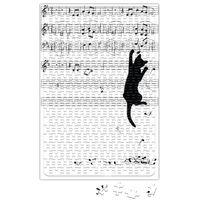 Müzik Notalı Kedi Puzzle 240 Parça Yapboz