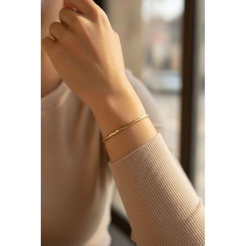 CM Gold Renk Lazer Kesim 65 mm Bilezik