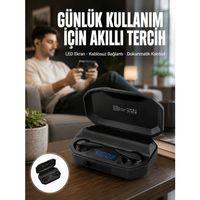Kulak İçi Bluetooth Kulaklık Rgb Işıklı Çift Mikrofonlu İos android Uyumlu Bt 5 2 Yeni Nesil