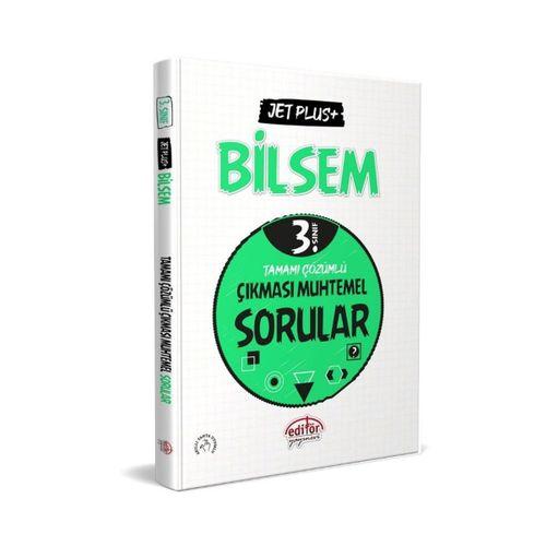 3. Sınıf Bilsem Jet Plus Tamamı Çözümlü Çıkması Muhtemel Sorular Editör Yayınları
