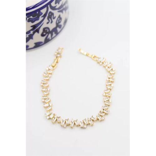 Baget Taşlı Xuping Vip Bileklik - Altın