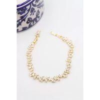 Baget Taşlı Xuping Vip Bileklik - Altın