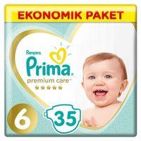 Prima Premium Care Bebek Bezi Ekonomik Paket 6 Beden 35 Adet