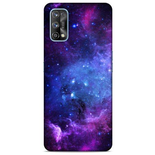 Realme 7 Pro Uyumlu Kılıf Mor Delisi (6) Silikon Kılıf Yıldızlar