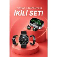 Tws Bluetooth Kulaklık Ve Akıllı Saat Uyku Takibi Nabız Ölçer Uzun Pil Ömrü