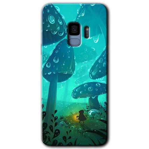 Galaxy S9 Kılıf HD Desen Baskılı Arka Kapak - Silhoutte Dropss + Kırılmaz Cam