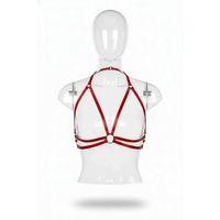 Kırmızı Kadın Kemer Suni Deri Vücut Aksesuarı - Brf200