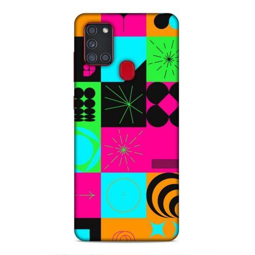 Samsung Galaxy A21s Uyumlu Kılıf Insomnia (28) Arka Kapak Fuşya