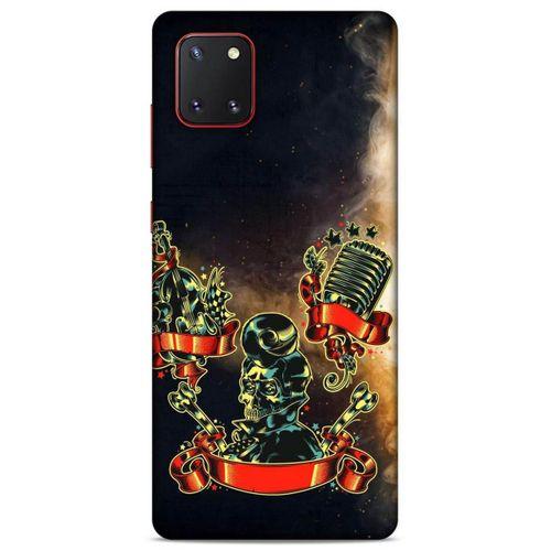 Lopard Samsung Galaxy Note 10 Lite Uyumlu Kılıf Tattoo's (16) Kalın Kılıf Karışık