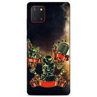 Lopard Samsung Galaxy Note 10 Lite Uyumlu Kılıf Tattoo's (16) Kalın Kılıf Karışık