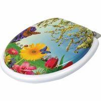 Yumuşak Süngerli Puf Klozet Kapağı Desenli