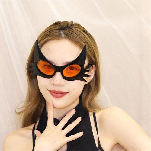 Siyah Renk Bıyık Tasarımlı Kedi Gözlüğü