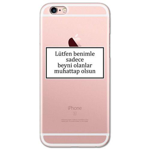 Iphone 6 Kılıf HD Yazı Baskılı Silikon Arka Kapak - Yazı 14