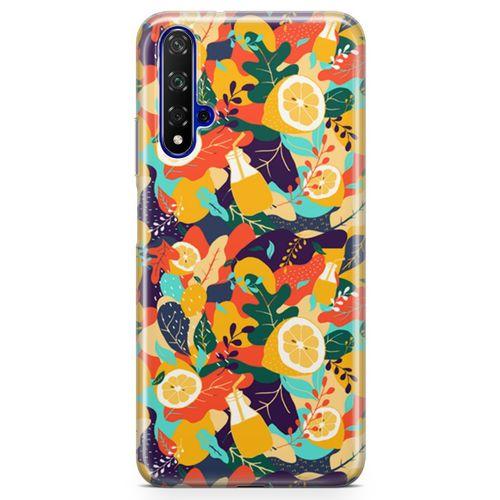 Honor View 20 Kılıf C Vitamini Arka Kapak Koruma Desenli Full Koruyucu