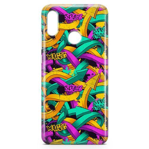 Huawei Y9 2019 Kılıf Stay True Arka Kapak Koruma Desenli Full Koruyucu