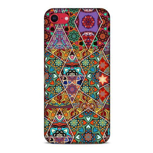 Ethnic Culture (43) Apple iPhone SE 2020 Kılıf Silikon Kapak Desenli