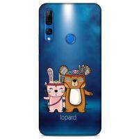 Huawei Y9 Prime 2019 Kılıf FunnyMaX (2) Kabı Lacivert Beyaz