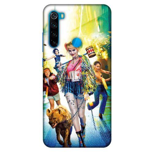 Xiaomi Redmi Note 8 Uyumlu Kılıf Harley Quinn (32) Soft Silikon Kılıf Lavanta pembesi