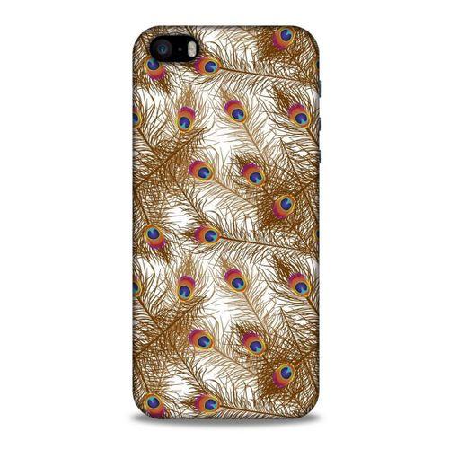 Apple Iphone 5S Kılıf Desenli Özel Seri Tüyler (25) Antişok Kapak