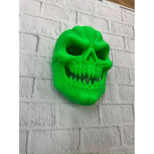 Yeşil Dekoratif Korku Maskesi Duvar Süsü