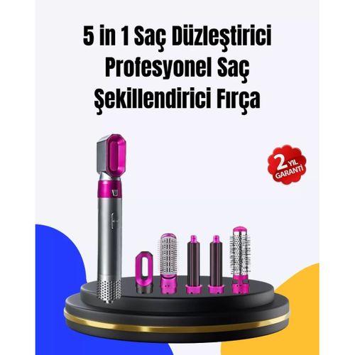 5 Parça Saç Şekillendirme Seti Düzleştirme Dalga Ve Bukle Yapma