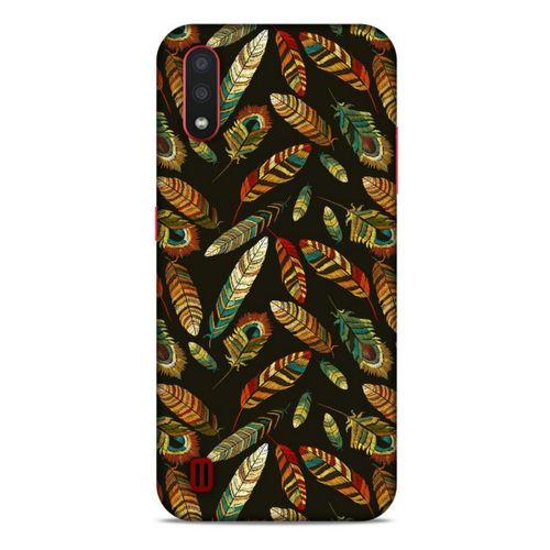 Samsung Galaxy A01 Kılıf Desenli Özel Seri Tüyler (9) Kılıf