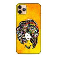 Lopard Apple Iphone 11 Pro Uyumlu Kılıf Sürreal Yüzler ♀ (34) Slim Armor Kılıf Desenli
