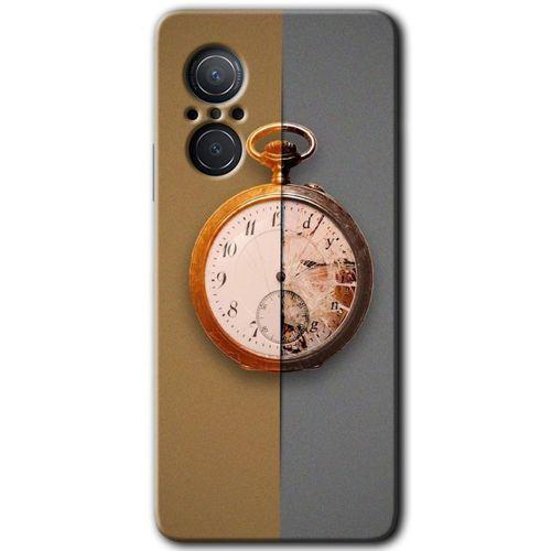 Huawei Nova 9 SE Kılıf HD Desen Baskılı Arka Kapak - Clocks Artwork + Kırılmaz Cam