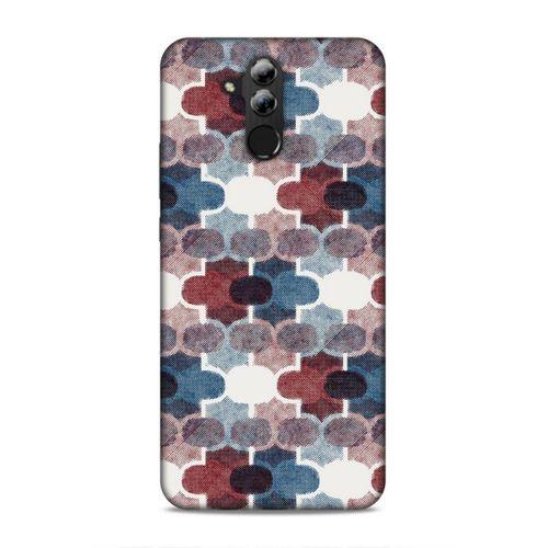 Huawei Mate 20 Lite Uyumlu Kılıf Romans (7) Telefon Kılıfı Bordo Mavi