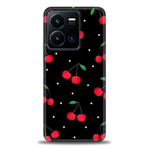 Xiaomi Redmi Note 12 Pro 5G Kılıf HD Baskılı Kılıf - Kirazlar + Tam Ekran Koruyucu