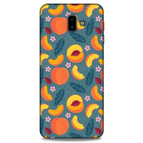 Frutix Şeftali 01 Samsung Galaxy J6 Plus Kılıf Desenli Silikon