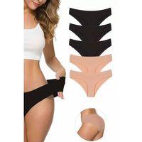 5 Adet Kadın Dikişsiz Lazer Kesim Esnek İz yapmayan Külot S2