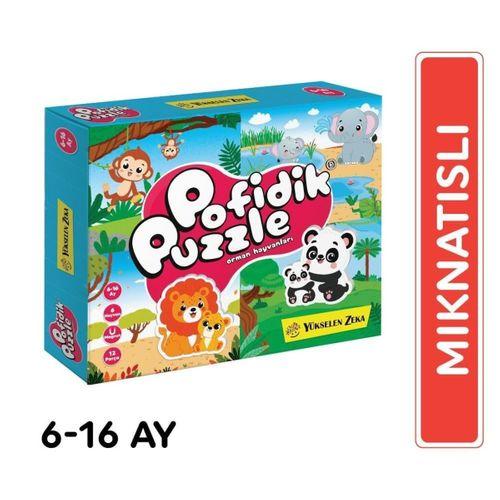 6-16 Ay İlk Pofidik Magnet Puzzle - Orman Hayvanları Yükselen Zeka Yayınları